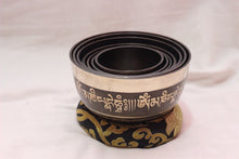 Load image into Gallery viewer, Om Mani Padme Hum Tibetan Singing Bowl Set of 7-Chakra Healing Meditation Bowls