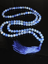 Load image into Gallery viewer, Necklace Meditation Prayer Beads Mala Natural Lapis Lazuli India