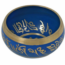 Load image into Gallery viewer, 4&quot; Meditation Om Mani Padme Hum Peace Free Wooden Striker&amp;Cushion made in nepal