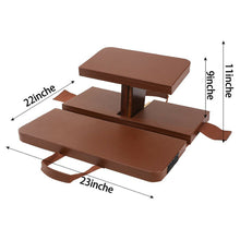 Load image into Gallery viewer, PORTABLE FOLDING MEDITATION STOOL WOOD ZEN GARDEN BENCH YOGA CHAIR KNEELING PAD