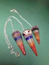 Load image into Gallery viewer, 12 Pcs Healing Crystal Set, Chakra Pendulum,Terminated Pencil Set,Meditation Kit