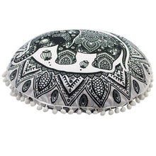 Load image into Gallery viewer, 1X Home Round Pillow Case Mandala Geometric Meditation Floor Cushion Cover Decor