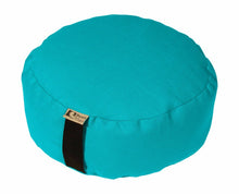 Load image into Gallery viewer, Round Zafu Yoga Meditation Cushion, Buckwheat Fill - Made in USA - Bean Products