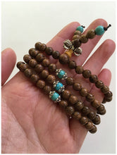 Load image into Gallery viewer, 6mm-Sandalwood-Buddhist-Buddha-Meditation-108-Prayer-Bead-Mala-Necklace-Bracelet