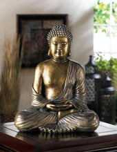 Load image into Gallery viewer, large 12&quot; Thai BUDDHA Zen lotus postion sitting Meditation peace statue Hindu