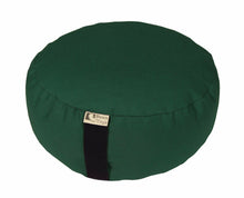 Load image into Gallery viewer, Round Zafu Yoga Meditation Cushion, Buckwheat Fill - Made in USA - Bean Products
