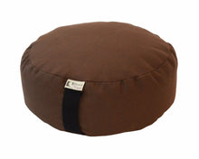 Load image into Gallery viewer, Round Zafu Yoga Meditation Cushion, Buckwheat Fill - Made in USA - Bean Products