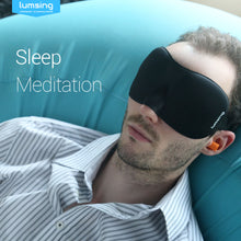 Load image into Gallery viewer, New 3D Sleep Eye Mask Soft Padded Eyepatch Travel Relax Meditation Aid Gift