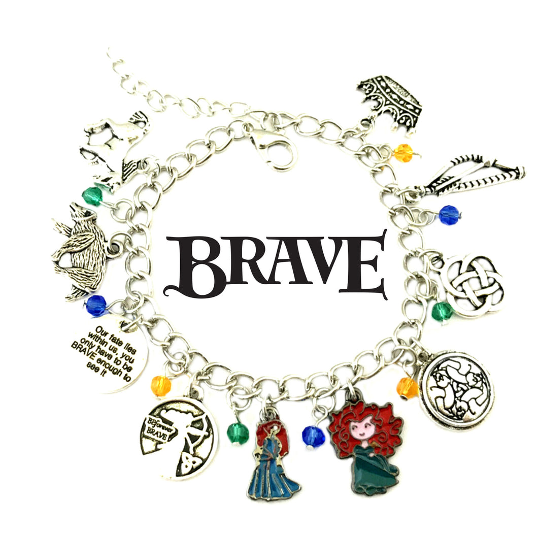 Brave Merida Disney Classic Cartoon Charm Bracelet Movies