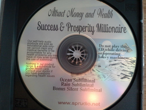 Attract Money Success Prosperity Millionaire Subliminal CD Brainwaves, NLP Ocean