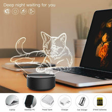 Load image into Gallery viewer, 3D Lamp Table Night Light LED Touch Control 7 Color Changing Bedroom Child Gift