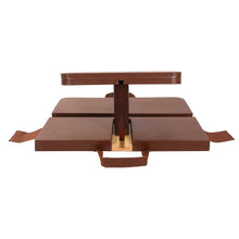 Load image into Gallery viewer, PORTABLE FOLDING MEDITATION STOOL WOOD ZEN GARDEN BENCH YOGA CHAIR KNEELING PAD