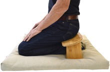 Load image into Gallery viewer, Bamboo Meditation Kneeling Bench - Best Design - Folding Legs Portable Ergonomic