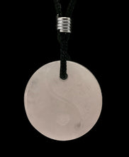 Load image into Gallery viewer, Yin Yang Gemstone Hand Carved Pendant Necklace Balance Meditation Zen Art Taiji