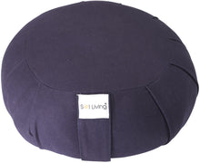 Load image into Gallery viewer, Cotton Zafu Meditation Yoga 15 x 6 x 7 Inches Round Cushion Various Colors